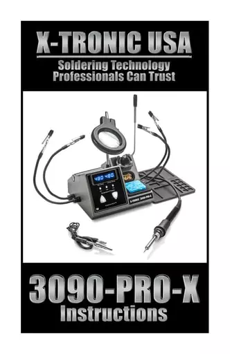 X-Tronic 3090-PRO-X Instructions