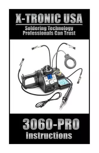 X-Tronic 3060-PRO Instructions