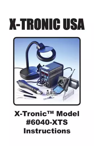X-Tronic 6040-XTS Instructions
