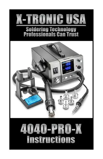 X-Tronic 4040-PRO-X Instructions