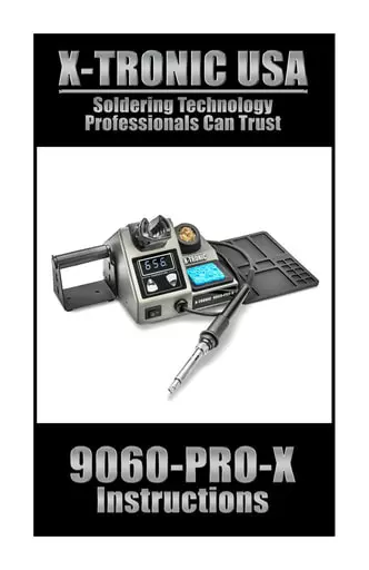 X-Tronic 9060-PRO-X Instructions