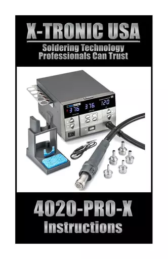 X-Tronic 4020-PRO-X Instructions