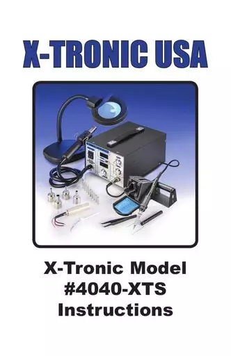 X-Tronic 4040-XTS Instructions